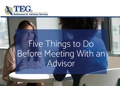 5 things to do before meeting with an advisor
