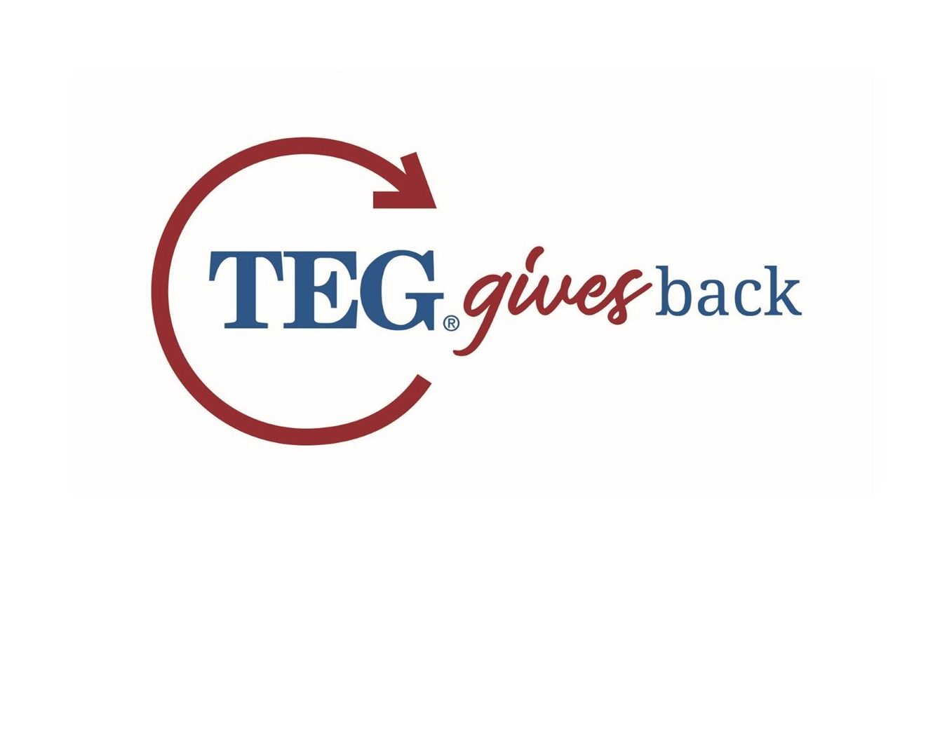 TEG Gives Back Logo