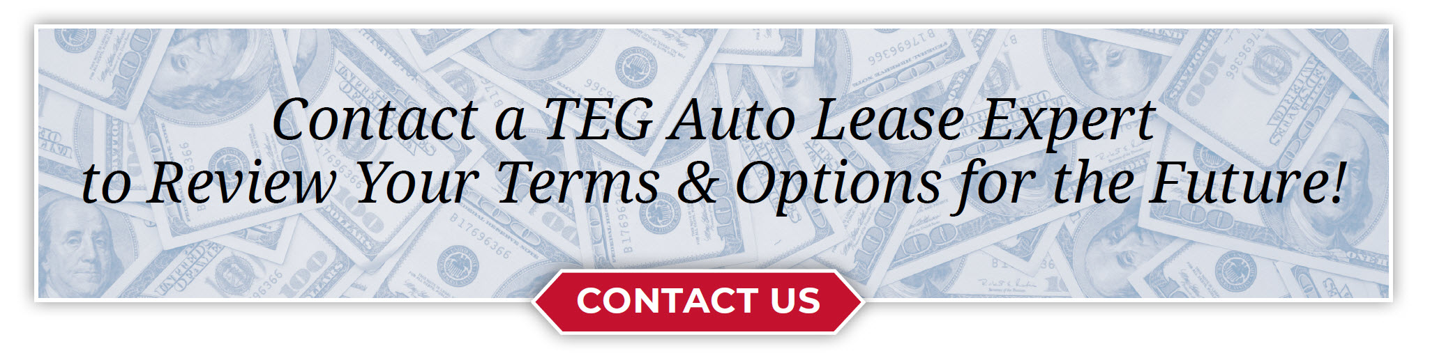 Contact a TEG Auto Lease Expert to Review Your Terms & Options for the Future!