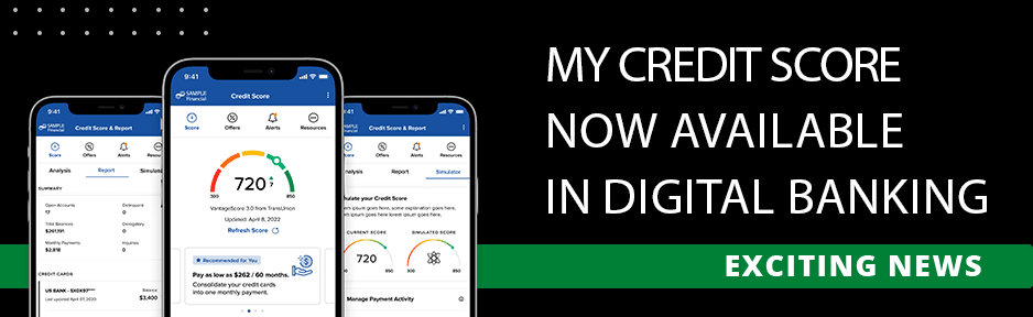 Credit Score Now Available in Digital Banking