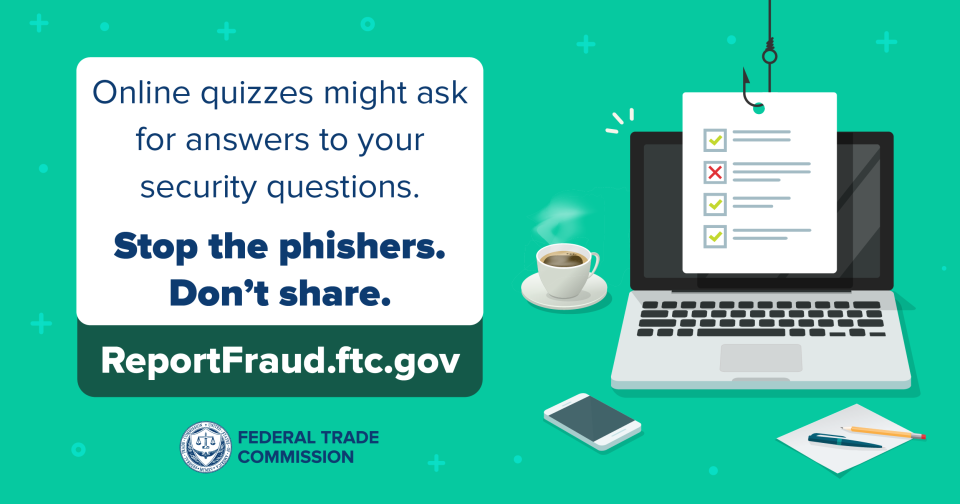 Stop Phishing - Report Fraud to ReportFraud.ftc.gov